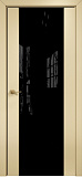 Дверь Оникс Престиж эмаль RAL 1015, триплекс черный