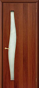 Схожие товары - Дверь Браво 6С итальянский орех, стекло белое сатинато