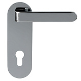 Межкомнатная ручка Porta Di Parma Fedra 2113.01.CYL, полированный хром под цилиндр