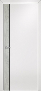Недавно просмотренные - Дверь Оникс Дуо CPL лофт/эмаль белая, триплекс черный