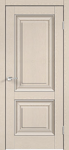 Недавно просмотренные - Дверь VellDoris экошпон Neoclassico Alto 7 ясень капучино, глухая, молдинг грей