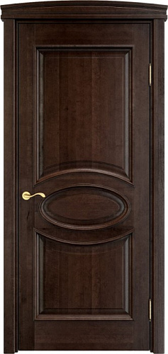 Дверь ПМЦ массив ольхи ОЛ26 орех 15%, глухая