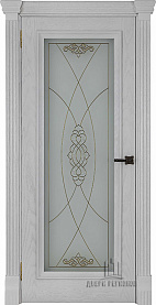 Недавно просмотренные - Дверь ДР Elegante classico шпон Тоскана perla с широким фигурным багетом, стекло Мираж
