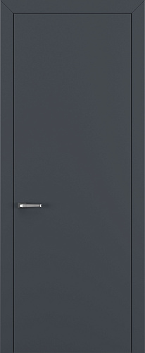 Дверь Z K7 полипропилен  графит премьер, глухая