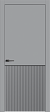 Дверь Линнея-8М серая, глухая