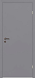 Дверь финская РФ с четвертью крашенная серая RAL 7040, глухая