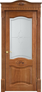 Недавно просмотренные - Дверь ПМЦ массив дуба Д3 орех 10%, стекло 3-3