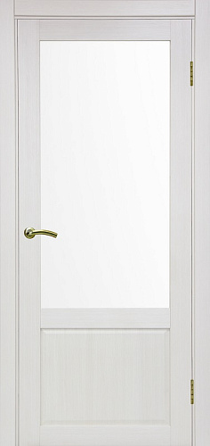 Дверь Эко 640.21 ОФ3 ясень перламутровый, сатинат