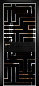 Схожие товары - Дверь Оникс Соло 2 эмаль черная по ясеню, глухая, Lacobel RAL 9005 Лабиринт зеркало