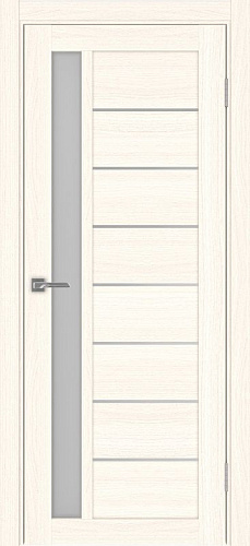 Дверь Эко 554.21 АПП ясень светлый молдинг SC, сатинат