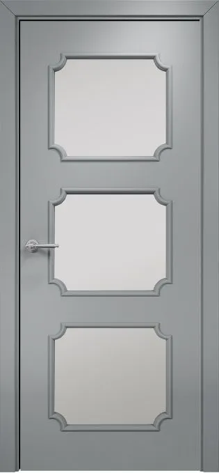 Двери в интерьере - Дверь Оникс Валенсия эмаль RAL 7040, сатинат