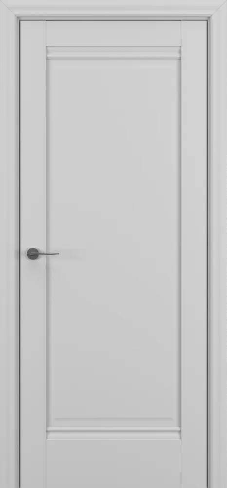 Двери в интерьере - Дверь Z Неаполь В4 экошпон серый, глухая