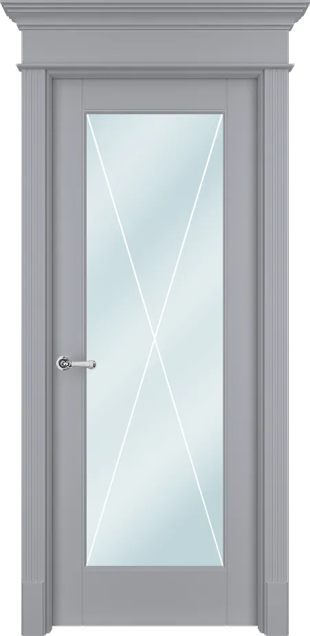 Двери в интерьере - Дверь ТанХС эмаль RAL 7047, сатинат