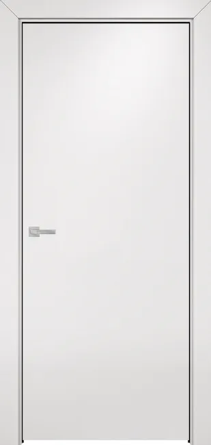 Двери в интерьере - Дверь Оникс Гладкая PVC белый, глухая