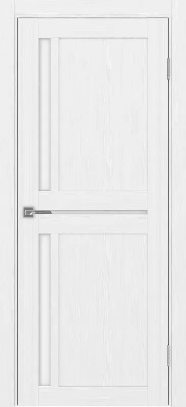 Двери в интерьере - Дверь Эко 523.221 белый лед, lacobel белый