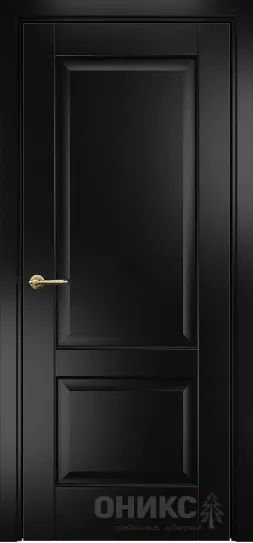 Двери в интерьере - Дверь Оникс Марсель 2 эмаль черная, глухая
