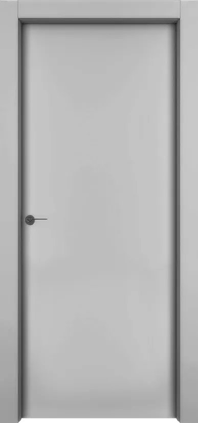 Двери в интерьере - Дверь 1001 эмаль серая, глухая