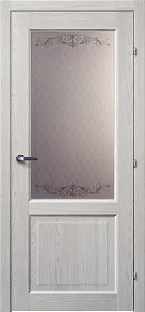 Двери в интерьере - Дверь Краснодеревщик 6324 пиния, стекло художественное