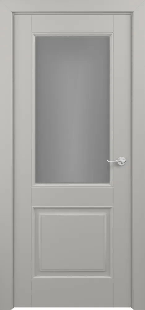 Двери в интерьере - Дверь Z Venecia Т2 эмаль серая, сатинат