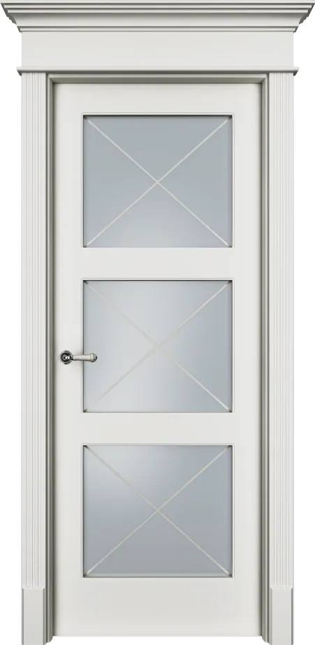 Двери в интерьере - Дверь Тан33Хс эмаль RAL 9010, сатинат