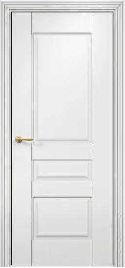 Двери в интерьере - Дверь Оникс Версаль фрезерованная №2 эмаль белая, глухая