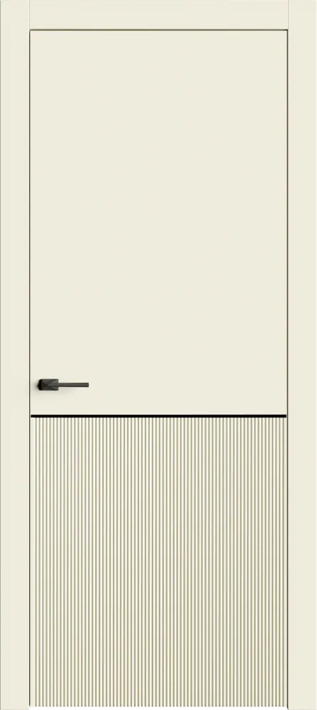 Двери в интерьере - Дверь Лайн8М эмаль RAL 9001, глухая