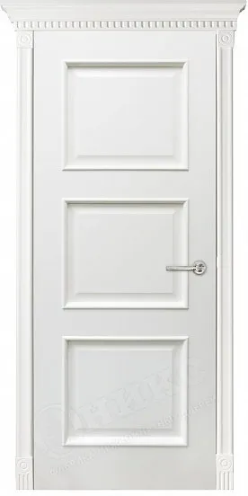 Дверь Оникс Милан эмаль белая с текстурой, глухая