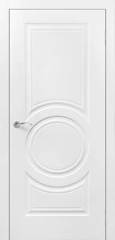 Двери в интерьере - Дверь V Роял 4 эмаль белая, глухая
