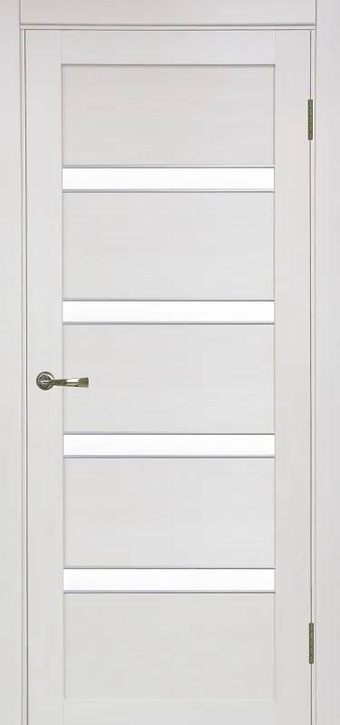 Двери в интерьере - Дверь Эко 505.12 АПС ясень перламутровый молдинг SC, сатинат