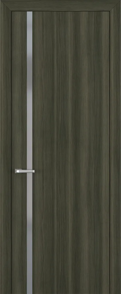 Двери в интерьере - Дверь Z K1 toppan дуб темный, matelac silver grey, глухая