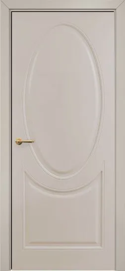 Двери в интерьере - Дверь Оникс Брюссель фрезерованная эмаль латте, глухая