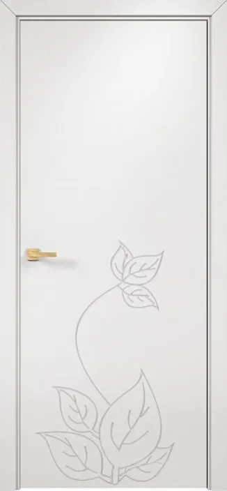 Двери в интерьере - Дверь Оникс Концепт №13 PVC белый, глухая