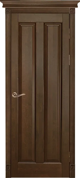 Двери в интерьере - Дверь ОКА массив ольхи Сорренто античный орех, глухая