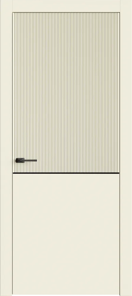 Двери в интерьере - Дверь Лайн7М эмаль RAL 9001, глухая