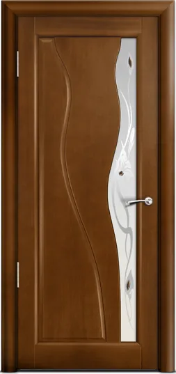 Дверь Milyana Ирэн анегри, стекло Ирэн белое с фьюзингом