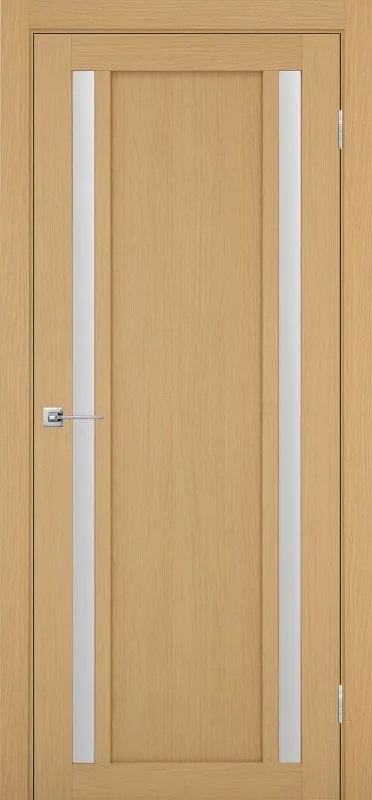 Двери в интерьере - Дверь Эко 522.212 ясень темный, lacobel белый