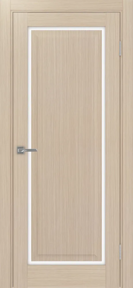 Двери в интерьере - Дверь Эко 601С.21 ОФ4 дуб беленый, lacobel белый