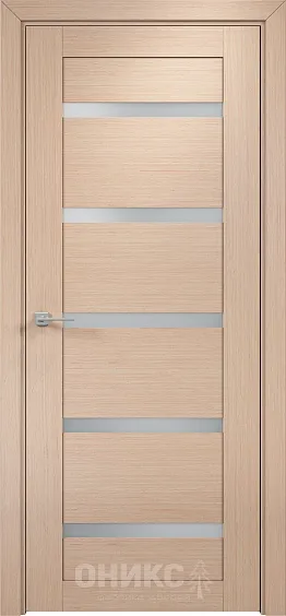 Двери в интерьере - Дверь Оникс Тектон 5 беленый дуб, сатинат