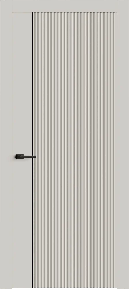 Двери в интерьере - Дверь Лайн2М эмаль латте, глухая