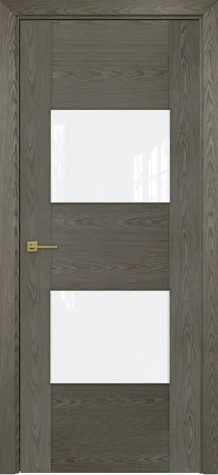 Двери в интерьере - Дверь Оникс Парма дуб арктик, глухая лакобель RAL 0333