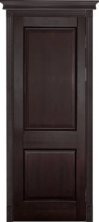 Двери в интерьере - Дверь ДР массив ольхи Европа венге, глухая