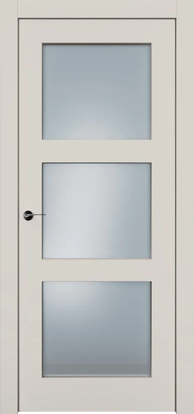 Двери в интерьере - Дверь Кл33с эмаль латте, сатинат