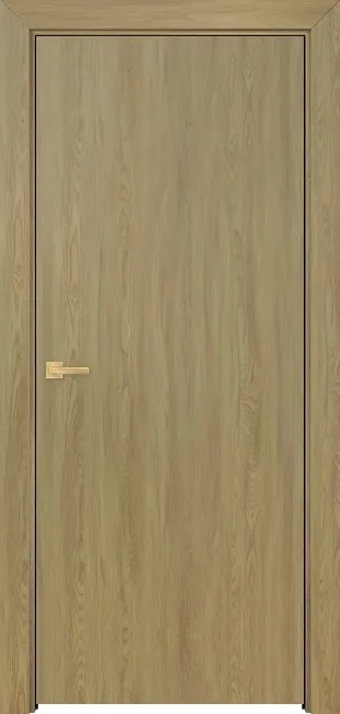 Двери в интерьере - Дверь Оникс Гладкая PVC светлый дуб, глухая