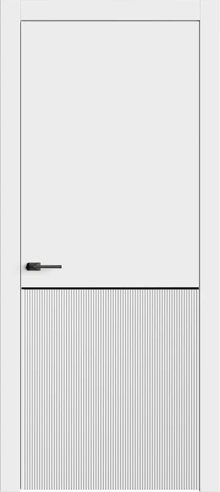Двери в интерьере - Дверь Лайн8М эмаль белая, глухая