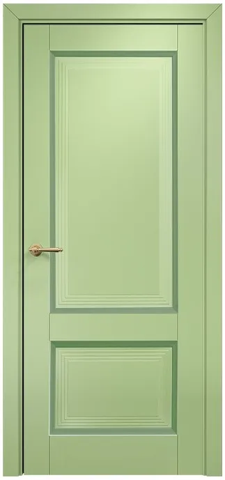 Двери в интерьере - Дверь Оникс Тоскана 2 эмаль фисташковая/RAL 6021, глухая