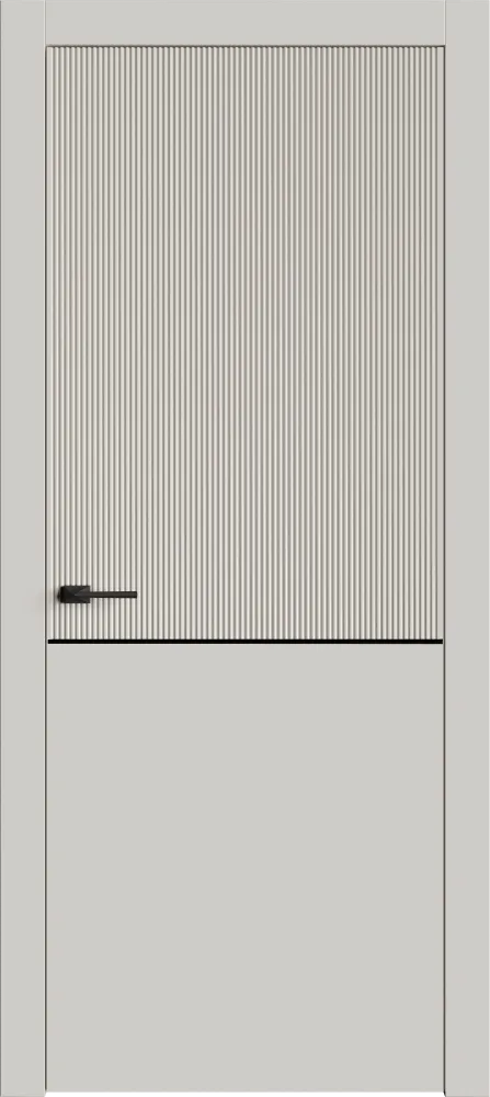 Двери в интерьере - Дверь Лайн7М эмаль латте, глухая