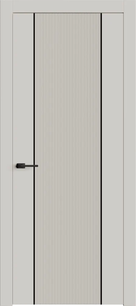 Двери в интерьере - Дверь Лайн3М эмаль латте, глухая