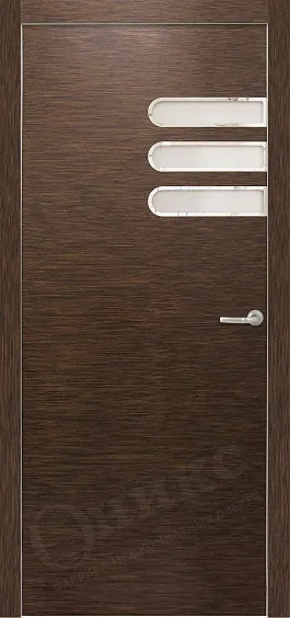 Двери в интерьере - Дверь Оникс Рондо 3 пангар, зеркало