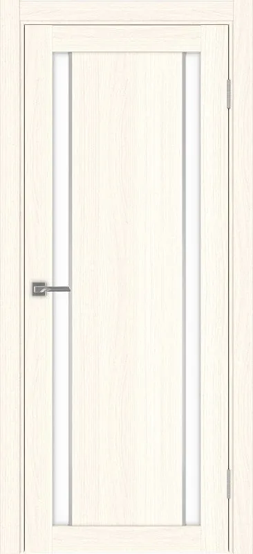 Двери в интерьере - Дверь Эко 522.212 АПП ясень светлый молдинг SC, lacobel белый