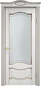 Схожие товары - Дверь Итальянская Легенда массив ольхи ОЛ33 белый грунт с патиной орех, стекло 33-2